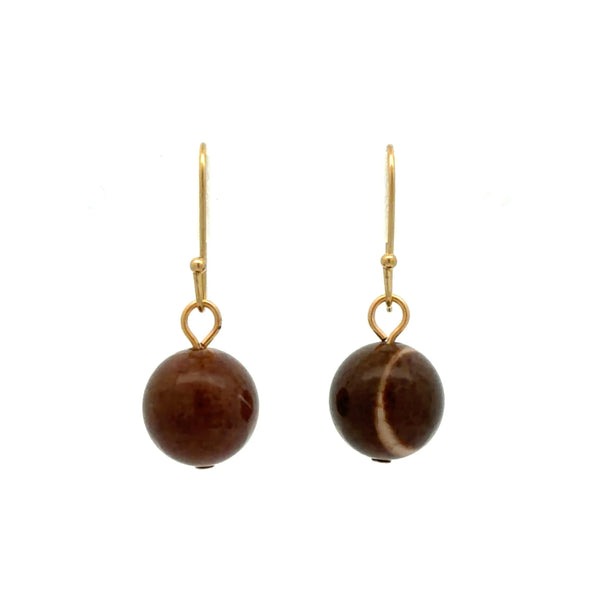 Short Earrings - Zebra Stone Maria Nicola