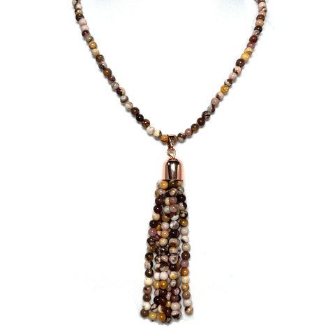 Tassel -  Zebra Stone