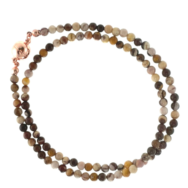 Medium Strand Necklace - Zebra Stone Maria Nicola