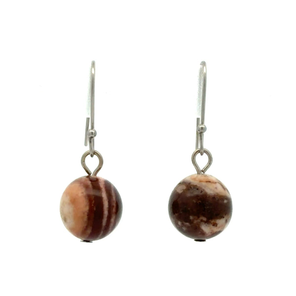 Short Earrings - Zebra Stone Maria Nicola