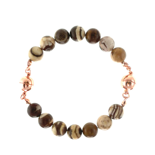 10 Way Necklace - Zebra Stone Maria Nicola