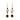Long Earrings - Zebra Stone Maria Nicola