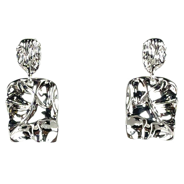 Earrings  - Liquid Metal