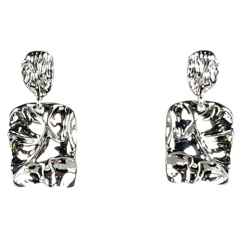 Earrings  - Liquid Metal