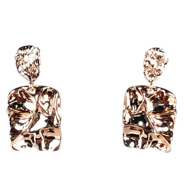 Earrings  - Liquid Metal
