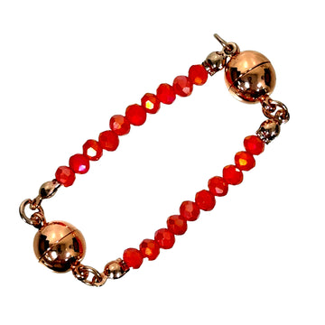 Mini Connectors - TANGERINE Crystal