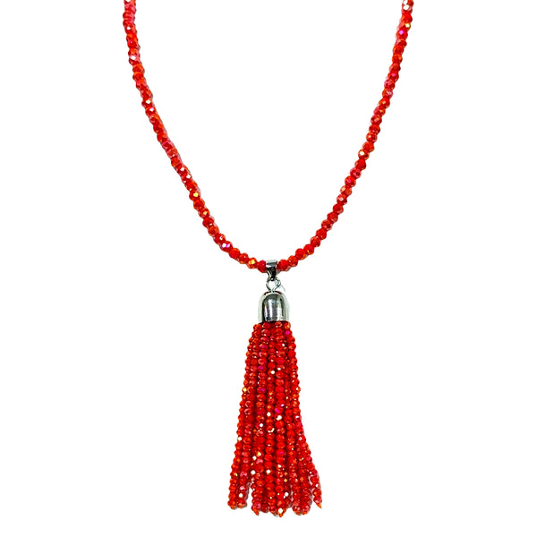 Tassel - TANGERINE Crystal