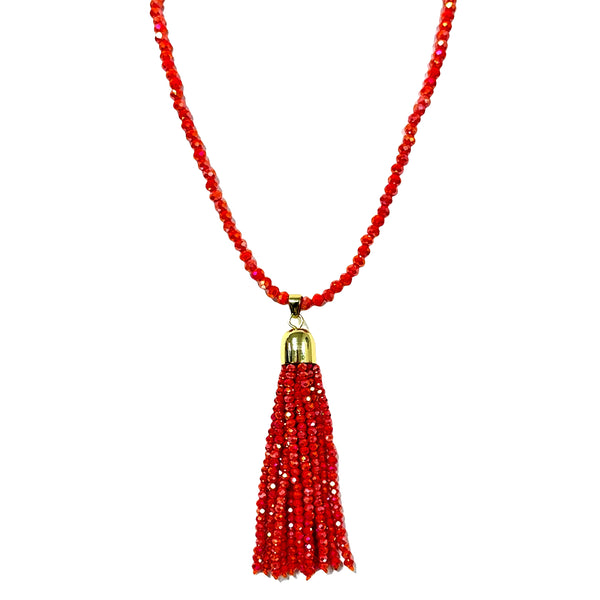 Tassel - TANGERINE Crystal
