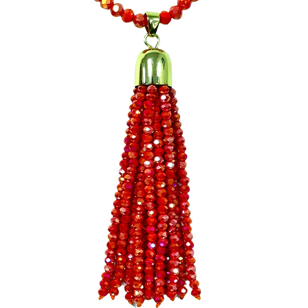 Tassel - TANGERINE Crystal