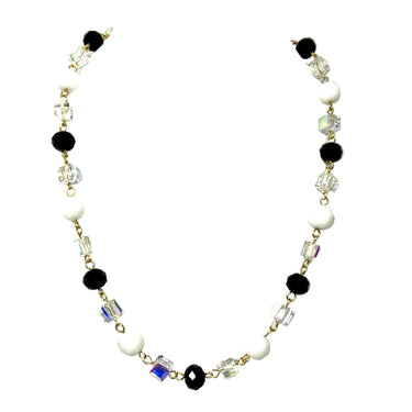 Link Necklace - Black and White Seriously Romantic
