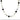 Link Necklace - Black and White Seriously Romantic