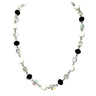 Link Necklace - Black and White Seriously Romantic