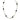 Link Necklace - Black and White Seriously Romantic