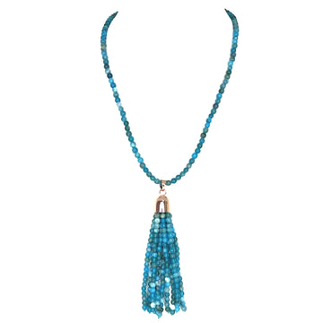 Tassel - NEW Blue Apatite