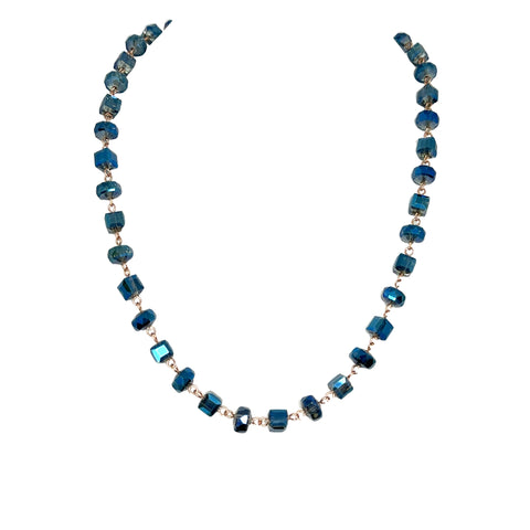 LONGER Link Necklace - Blue Shade