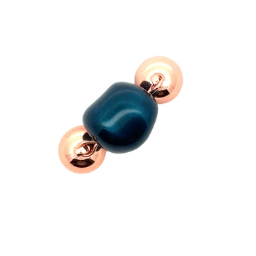 Pendant - Petrol Blue Organic Pearl
