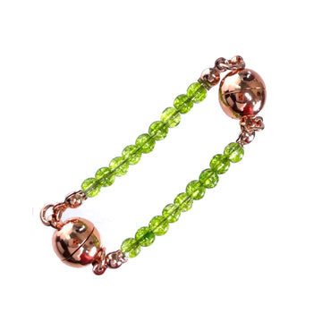 Mini Connectors - Cracked Peridot Seriously Romantic