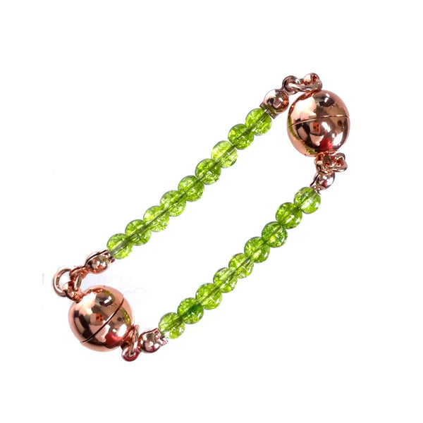 Mini Connectors - Cracked Peridot Seriously Romantic