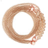 10 Way Necklace - Champagne Crystal Seriously Romantic