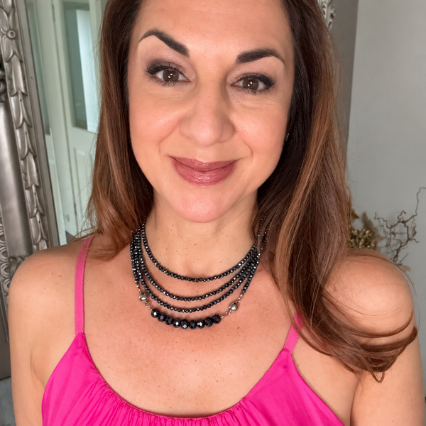 10 Way Necklace - Midnight Crystal Seriously Romantic