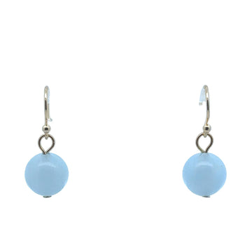 Short Earrings - Morganite - BLUE