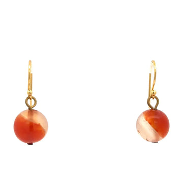 Short Earrings - Orange Agate Maria Nicola