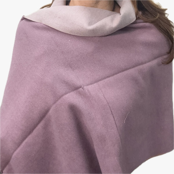 SET 5- 20% OFF! PURPLE/LILAC WINTER SCARF + GRAPE CRYSTAL TASSEL +BESPOKE DUSTY ROSE SHELL PEARL / CANDY PINK & GRAPE CRYSTAL LINK CONNECTOR + CANDY PINK/ GRAPE CRYSTAL EARRINGS FLASH SALE