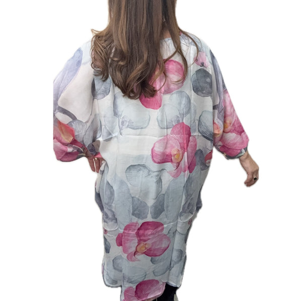 Kimono - PINK TROPICS - MODAL - 20% OFF! Namaskar