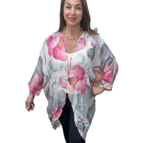 Kimono - PINK TROPICS - MODAL - 20% OFF! Namaskar
