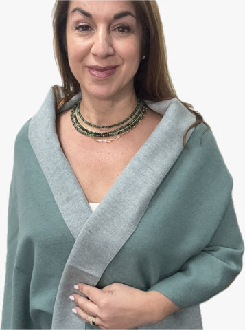 Winter Scarf - Duck Egg
