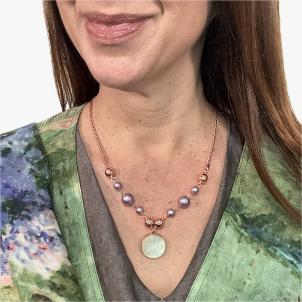 MINI CONNECTORS - Graduating Shell Pearl - LILAC