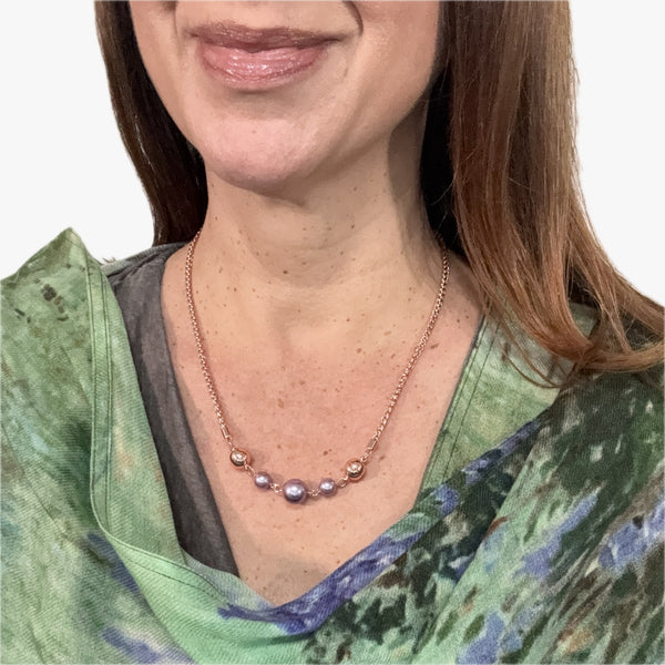 MINI CONNECTORS - Graduating Shell Pearl - LILAC