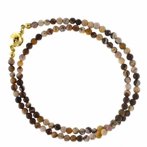 Medium Strand Necklace - Zebra Stone Maria Nicola