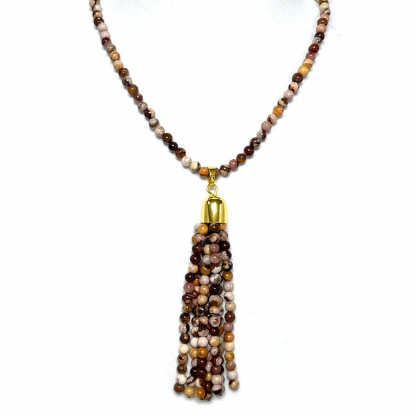 Tassel -  Zebra Stone Maria Nicola