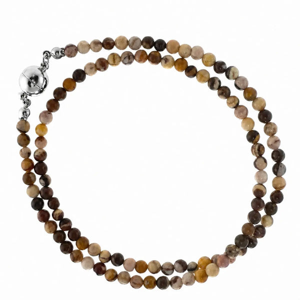 Medium Strand Necklace - Zebra Stone Maria Nicola