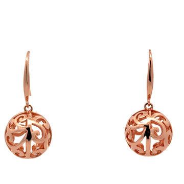 Earrings - Swirly Spheres