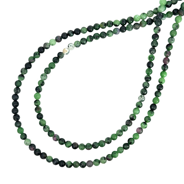 Medium Strand Necklace - RUBY ZOISITE Seriously Romantic