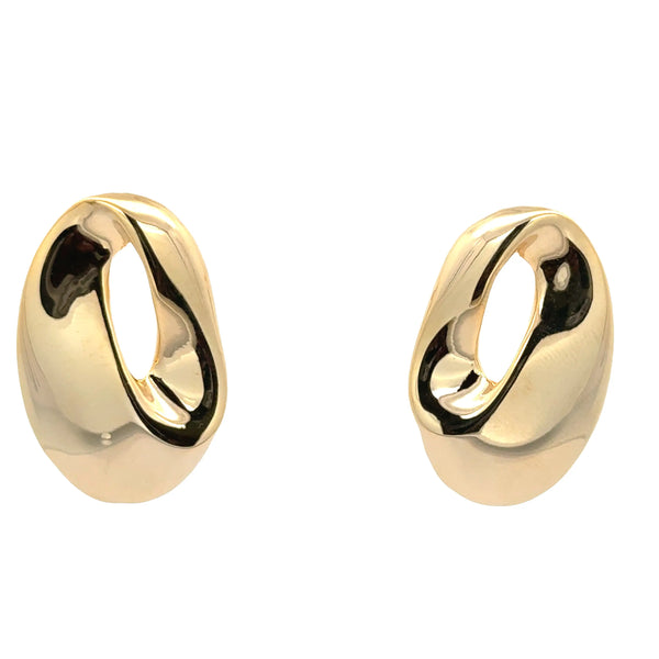 Earrings - Sculptured Oval Maria Nicola