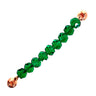 Emerald Crystal connector with magnets at each end