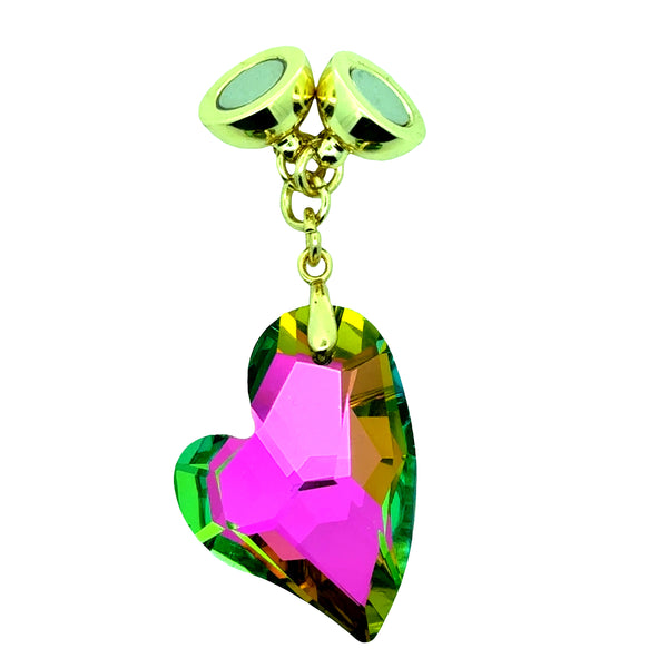 Pendant - Abstract Heart - MYSTIC ROSE