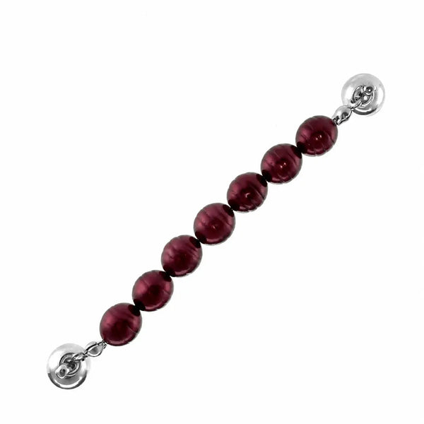 Connector  - Shell Pearl -  Burgundy Maria Nicola