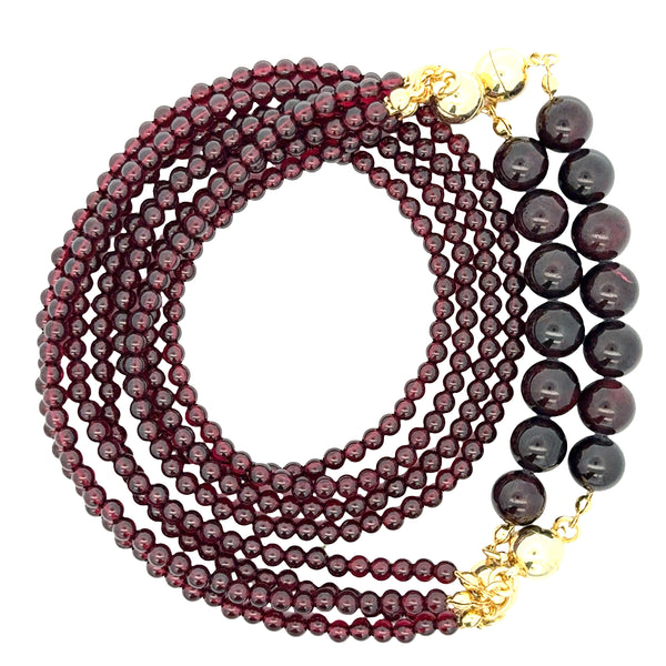 10 Way Necklace - LIMITED EDITION - GARNET