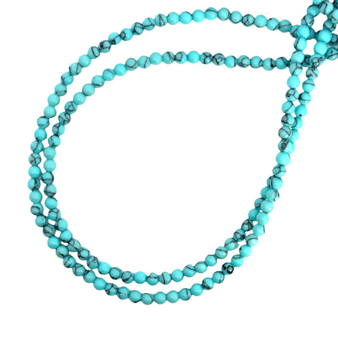 Medium Strand Necklace - Turquoise HOWLITE