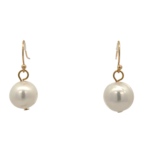 Short Earrings - Cream Pearl