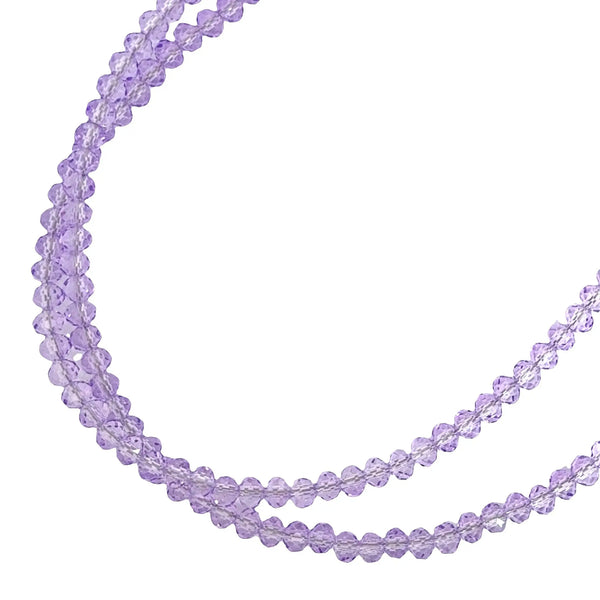 Medium Strand Necklace - Lilac Crystal - ON SALE 20% OFF! Maria Nicola