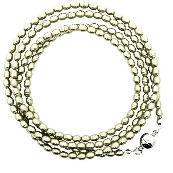 Long Strand Necklace - Shell Pearl -  OLIVE Maria Nicola