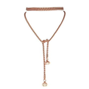 LARIAT / LONG Strand Necklace - WHEAT CHAIN
