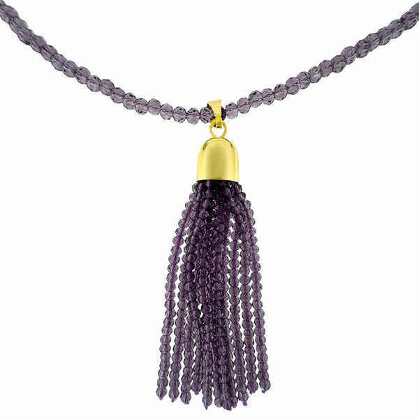 Tassel - GRAPE Crystal Seriously Romantic