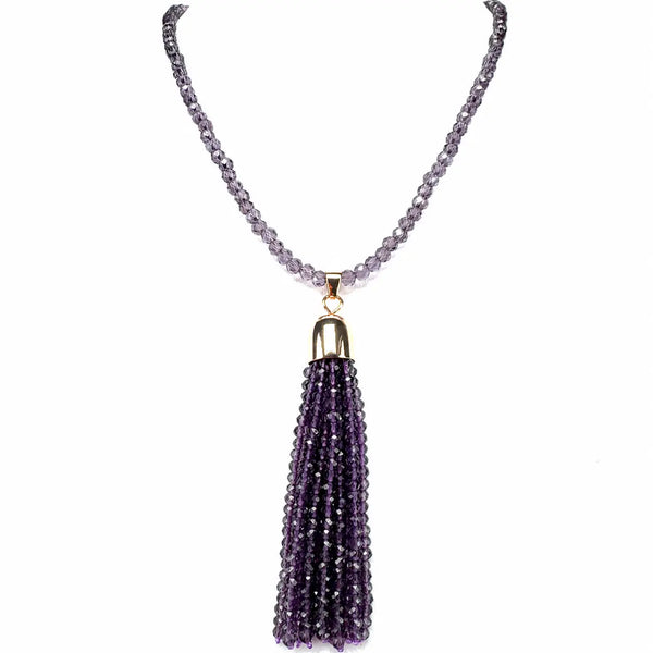 Tassel - GRAPE Crystal Seriously Romantic