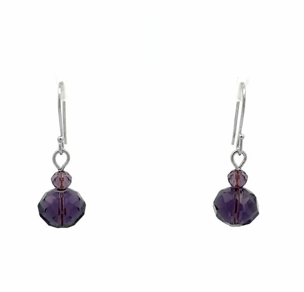 Short Earrings - GRAPE Crystal Maria Nicola